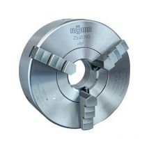 Rohm - Mandril (portabroca) de 3 bocas zg n° 315, hierro fundido, Tamaño ø : 250 mm, cono corto kk 6, ø de agujero atravesado e 76 mm, velocidad máx.