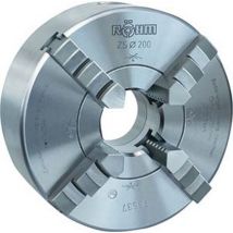 Rohm - Mandrin À 4 Mors Zs N° 815, Taille Ø : 160 Mm, Cône Court Kk 5, Ø De Trou Traversant E 42 Mm, Vitesse Max. : 3600 Tr/mn