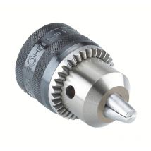 Mandrin trois mors de perceuse clé Prima à emmanchement conique, Capacité de serrage : 1,0-16,0 mm, Fixation B18, Ø extérieur 56,5 mm, Taille de clé