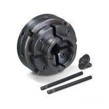 Mandrino a quattro griffe Striker Holzstar per tornio, campo di serraggio esterno 51-78 mm / interno: 40-63 mm, con inserto a vite) 5931021