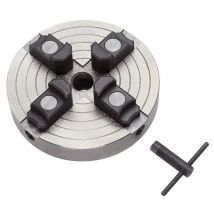 Mandrino a 4 griffe 150 mm 1/8- 8 tpi x tornio legno Fervi 0751/p