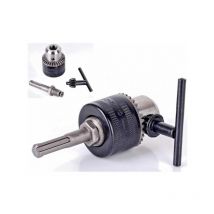 Mandrino Per Trapano a Cremagliera 13MM + Adattatore sds Plus