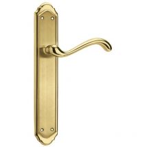 Groel - Maria - Poignée Avec Plaque R.803Pm-Lp.Ls Laiton Brillant+mat