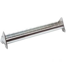 Mangeoire en acier galvanisé à grille mobile 75 cm pour 10 poulets