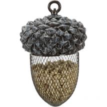 Mangeoire arachide en forme de gland pour oiseaux . Animallparadise