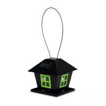 Mangeoire ivy, couleur noir, Taille 17,3 x 17,3 x 16,1 cm. Vadigran