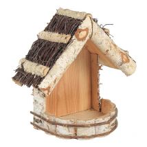 Mangeoire oiseaux bouleau à poser