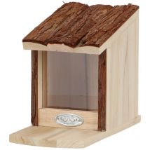 Mangeoire pour écureuil avec toît écorce - Esschert Design
