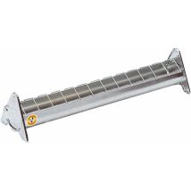 Mangeoire en acier galvanisé à grille mobile 50 cm pour 20 poussins
