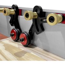 Mangeoire unidirectionnelle, Guides de Stock de coupe claire, planche à plumes pour le travail du bois, Anti-rebond, outils auxiliaires de poussée de