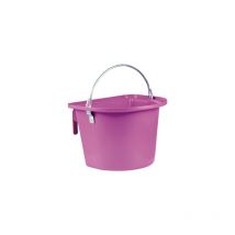 Mangeoire violette avec anse et crochets de suspension