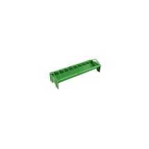 Chemin Des Poulaillers – Mangiatoia in Plastica per Galline – 50/100 X 17 X 10H – Verde