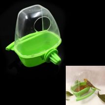 Mangiatoia multifunzione per gabbia per uccelli - Distributore automatico di mangime per uccelli pappagalli, accessori Gabbia per uccelli fringuelli,