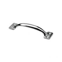 Mango Hettich de acero niquelado, distancia entre ejes de 133 mm Hettich