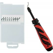 Mango II Set di Sbavatori con 10 Lame Intercambiabili – Utensili Professionali – Shaviv