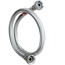 Isoflex - Manguera De Acero Inoxidable Diámetro Interior 13mm H/h 1/2' - 15/21 - Longitud 80cm