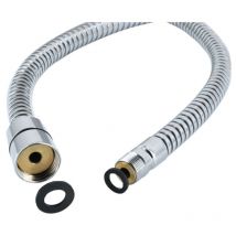 Grifo mezclador flexible de cocina hembra 15x21, macho 15x100, longitud 1,20 m