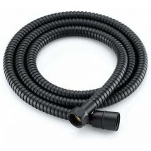 Lablanc - Manguera de ducha de acero inoxidable de 1,5 m resistente a la torsión para ducha de mano, ducha de mano, color negro