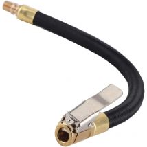 Sjlerst - Manguera de inflado de neumáticos, tubo de extensión, bomba de neumáticos, adaptador de mandril de inflado rápido para coche, motocicleta y