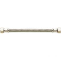 Trenzado Flexible Acero Inoxidable standard - Sanitario - Ø8mm con junta - Hembra Hembra 12x17 - 15x21 - 300mm
