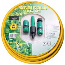 Saturnia - Manguera Jardin Hidro Mat 15 mm. - 5/8' Rollo 25 Metros Con Accesorios