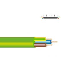 Manguera libre de halógenos verde 3x1,5mm euro/m