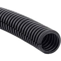 Manguera plegable con extractor de cable Electraline diámetro 16mm 5m negro - 60604