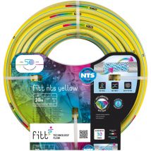 Nts yellow 1/2' (12,5mm) 30 m - Tuyau d'Arrosage pour Jardins pour Utilisation Intensive, Robuste et malléable, pour Usage intensif - Fitt