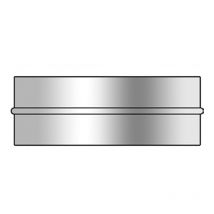 Manguito de union para tubo de ventilacion. Ø150 Ø150