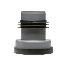 C-154 Manguito Inodoro Recto Junta Labiada Gris 90Ø Crearplast
