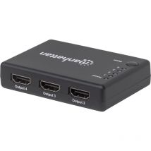 Manhattan 207706 4 Port HDMI-Splitter 4096 x 2160 Pixel Schwarz