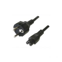 Cavo alimentazione C5 f a Schuko 1m nero - Manhattan