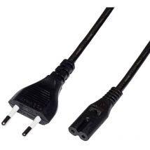 Cavo Alimentazione Euro Tipo c, cee 7/16 a C7, 0.5 mt nero - Manhattan