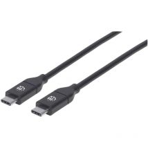 Unbekannt - Manhattan Cavo usb usb 2.0 Spina usb-c , Spina usb-c 2.00 m Nero 355247