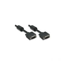 Manhattan - Cavo Monitor svga con ferrite Maschio/Maschio 20 mt