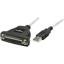 Usb 1.1 Anschlusskabel [1x usb 1.1 Stecker a - 1x D-SUB-Buchse 25pol.] 1.80 m - Manhattan