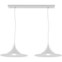 Louie sospensione 2 luci monocolore