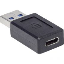 Usb 3.2 Gen 2 (usb 3.1 Gen 2) Adapter [1x usb 3.2 Gen 2 Stecker a (usb 3.1) - 1x usb-c b - Manhattan