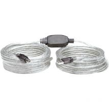Manhattan - Cavo usb usb 2.0 Spina usb-a, Spina usb-b 11.00 m Trasparente 510424
