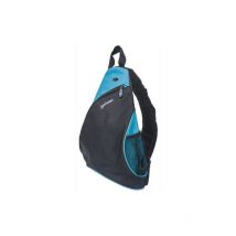 Manhattan - Zainetto Monospalla per Tablet e Ultrabook fino a 12'' Nero/Azzurro