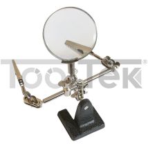 Mani di supporto terza mano lente di ingrandimento lavoro Silverline 633830