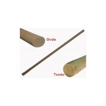 Manico in faggio per zappa tondo e ovale varie misure finitura naturale 24304V ovale - H.130 cm (16563)