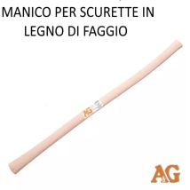 Manico Per Scurette In Legno Di Faggio Cm.90