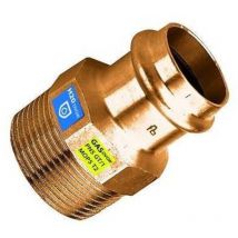 Manicotto in bronzo a pressare fxfil m acqua/gas