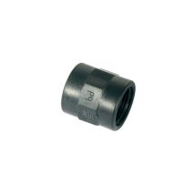 Manicotto in PP Nero 2 Pollici – Raccordo PVC per Tubo di Evacuazione – Materiale: Polipropilene – Colore: Nero