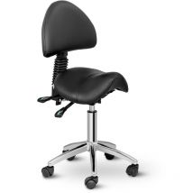 Physa - Manicure Beauty Salon Saddle Chair Barber Stool Adjustable Rolling 360 Swivel