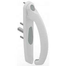 Maniglia 20° interna 5531 La Croisee Ds Profilo da 35 a 53 mm - Bianco 9016 - Destra - DS5531-D086