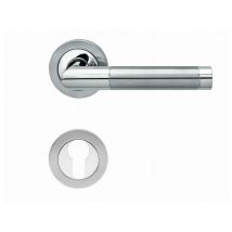 Maniglia a leva su rosone Key i BE700A Karcher Design Acciaio inox satinato - BE700A-PZ0-73