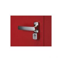 Fapim - Maniglia a leva esterna Oltre senza cilindro grigio 9006 - 8568B/G5