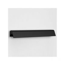 Maniglia Con Linee Essenziali Arrotondate - 204 Mm - Laccato Nero